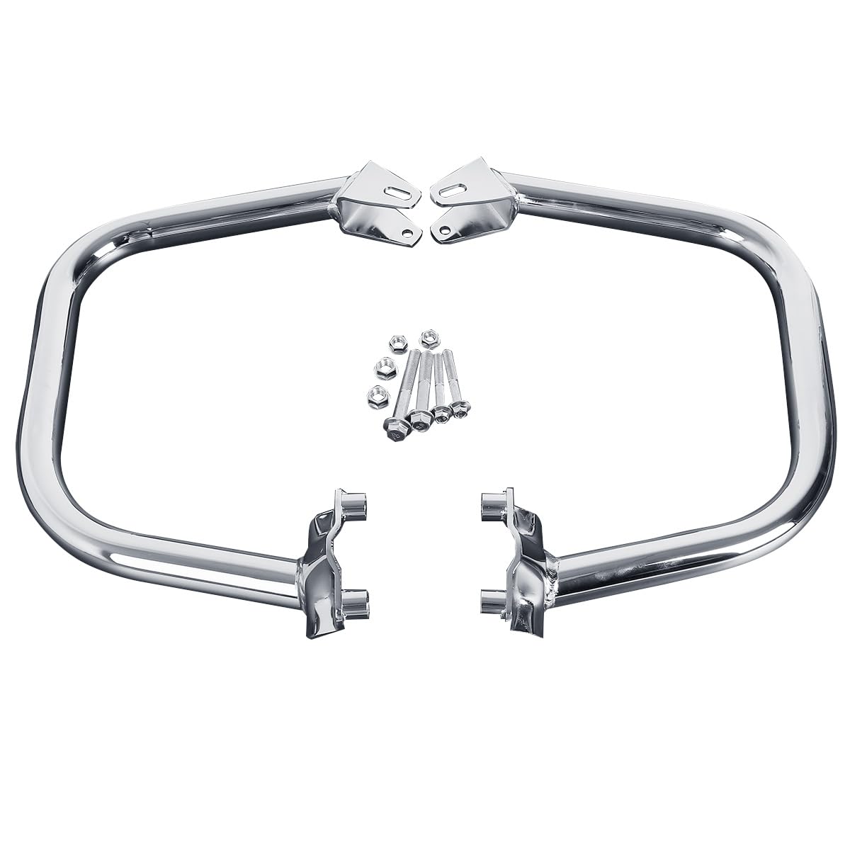Amazon.com: TCMT Chrome Highway Crash Bar Protection Fits For